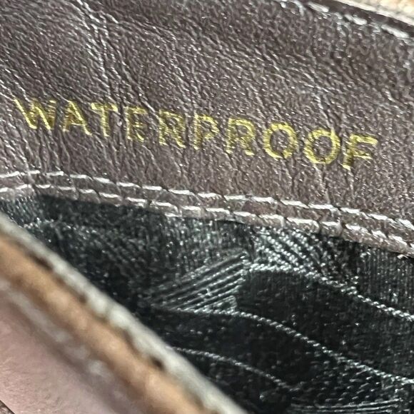 Cole Haan Lyla Brown Leather Waterproof Boot Bootie Women’s 9.5B - Picture 6 of 7